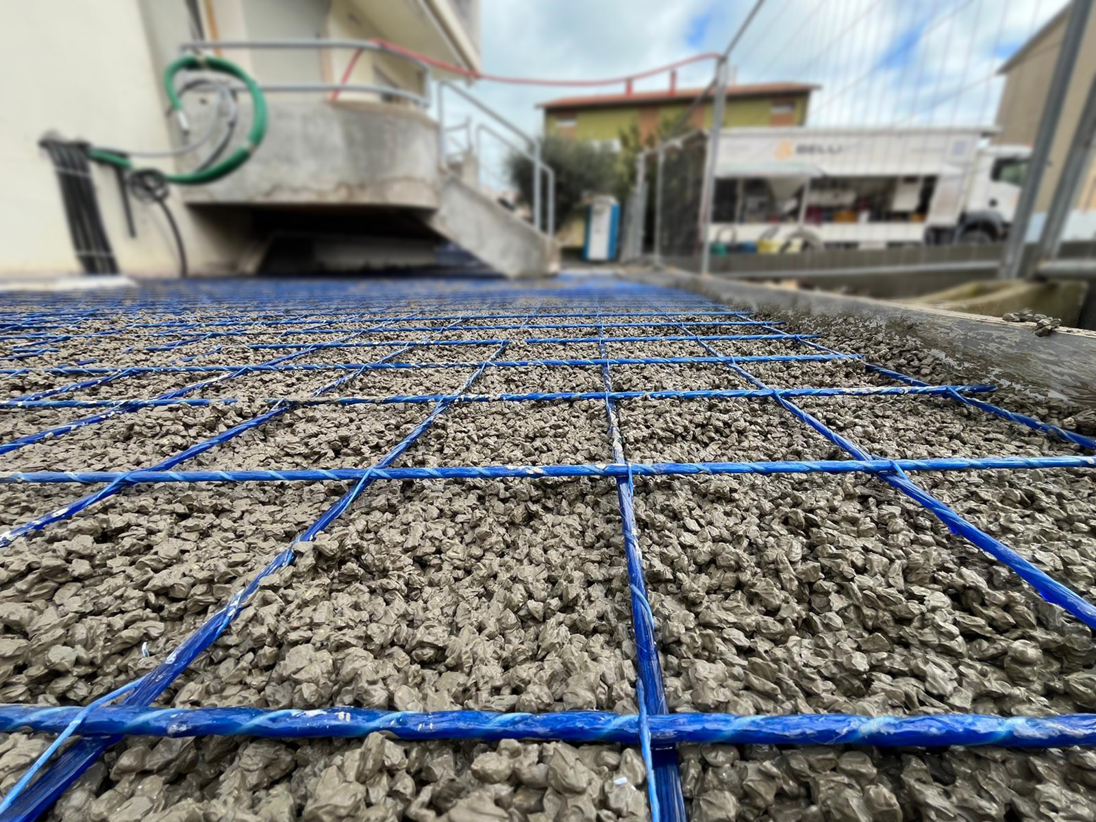 Rete Blu Mesh per Ecopav Drain